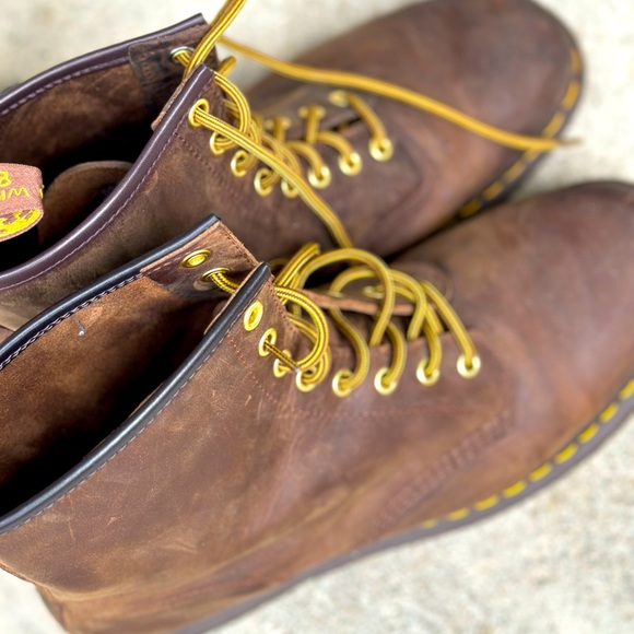 Dr Martins leather boots sz 12 - Picture 1 of 8